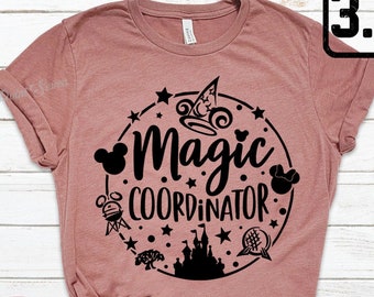 Disney Magic Coordinator Shirt, 50th Anniversary, Disney World, Disney Magic Shirt, Disney Vacation, Disney Family Trip - E0068