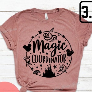 Disney Magic Coordinator Shirt, 50th Anniversary, Disney World, Disney Magic Shirt, Disney Vacation, Disney Family Trip - E0068