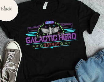 Space Ranger Galactic Hero Shirt, Buzz Lightyear T-shirt, Toy Story Shirt E0812