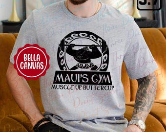 Maui's Gym Shirt, Moana Maui Fitness Shirt, Dad Shirt, Mens Moana Tee E0213