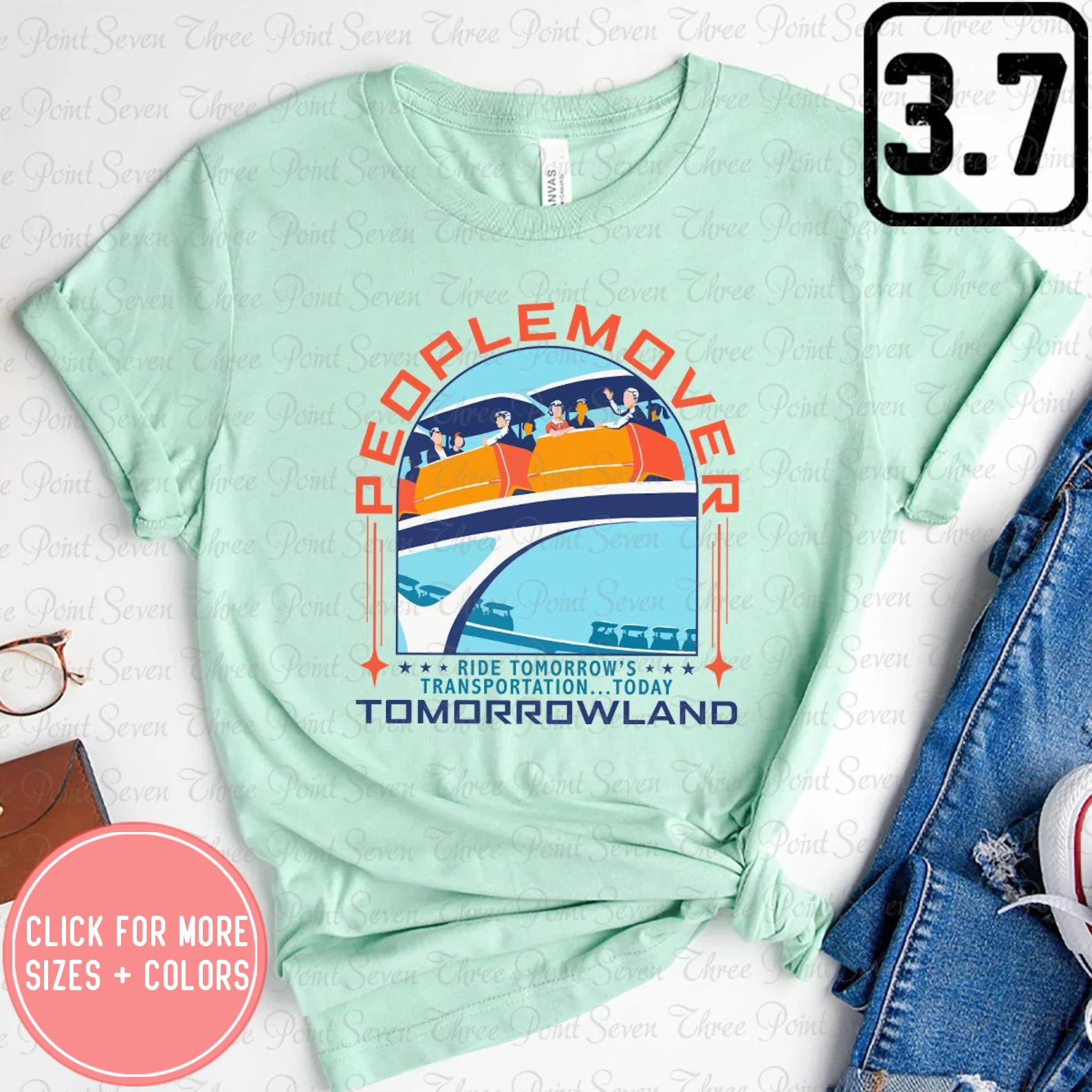 Peoplemover-shirt, Tomorrowland-T-shirt E8059