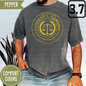 Law Offices of Vincent L Gambini Comfort Colors Shirt, Gift For Lawyer E8070