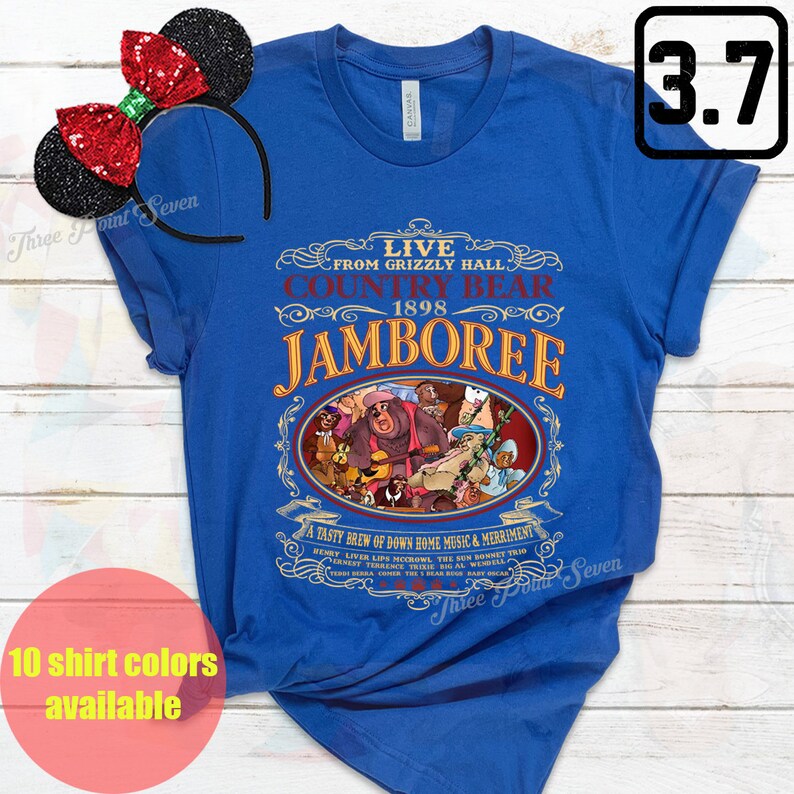 Country Bear Jamboree Shirt Country Bear Shirt Vintage Etsy