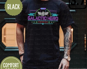 Komfortfarben Toy Story Shirt, Buzz Lightjahre Shirt, Space Ranger Spin Galactic Hero E0812