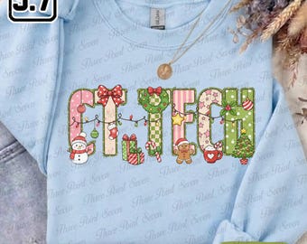 Sudadera navideña para técnicos de tomografía computarizada, camiseta preppy para tecnólogos de tomografía computarizada TN2247-7