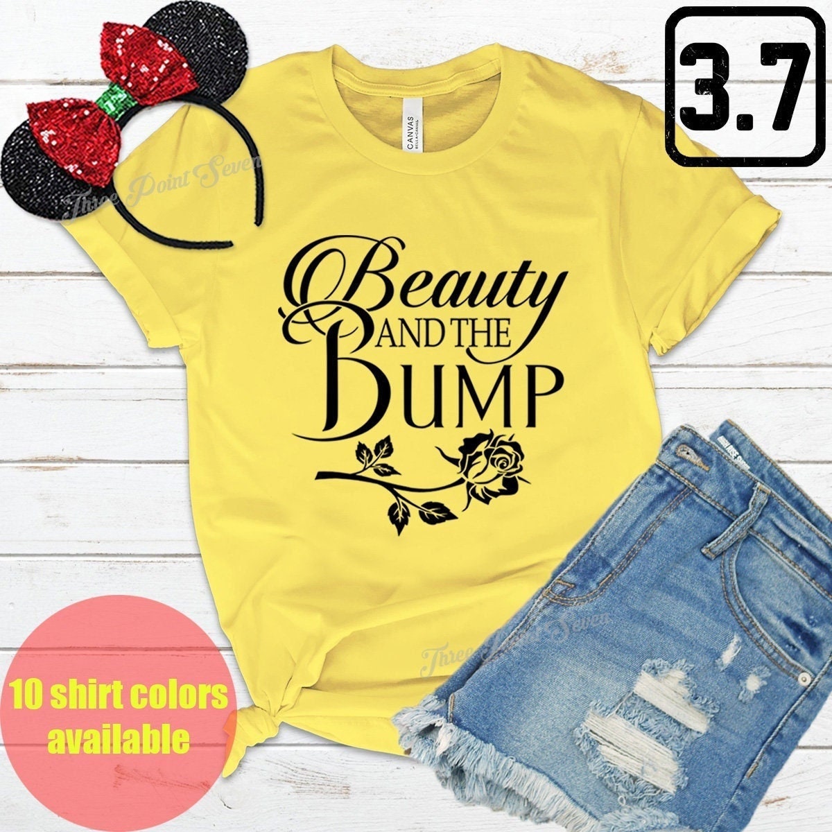 Beauty and The Bump, Beast Behind The Bump Shirt, Beauty and the Beast  Disney Shirt, Pregnancy Announcement, Family Party, Baby Shower Shirt -   Portugal