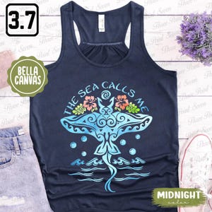 Oma Tala Moana Tank Top, Moana Cruise Tank Top, Manta Rochen Polynesian Tank E0755