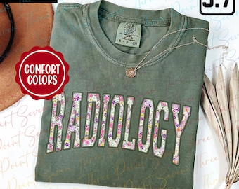 Comfort Colors Retro Rad Tech Shirt, Radiologic Technologist Graduation Gift TH0039-26