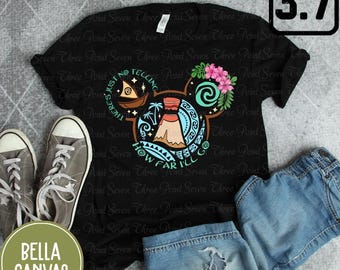 Moana Princess Shirt, Moana Princess Hawaii Polynesian Tee E0784