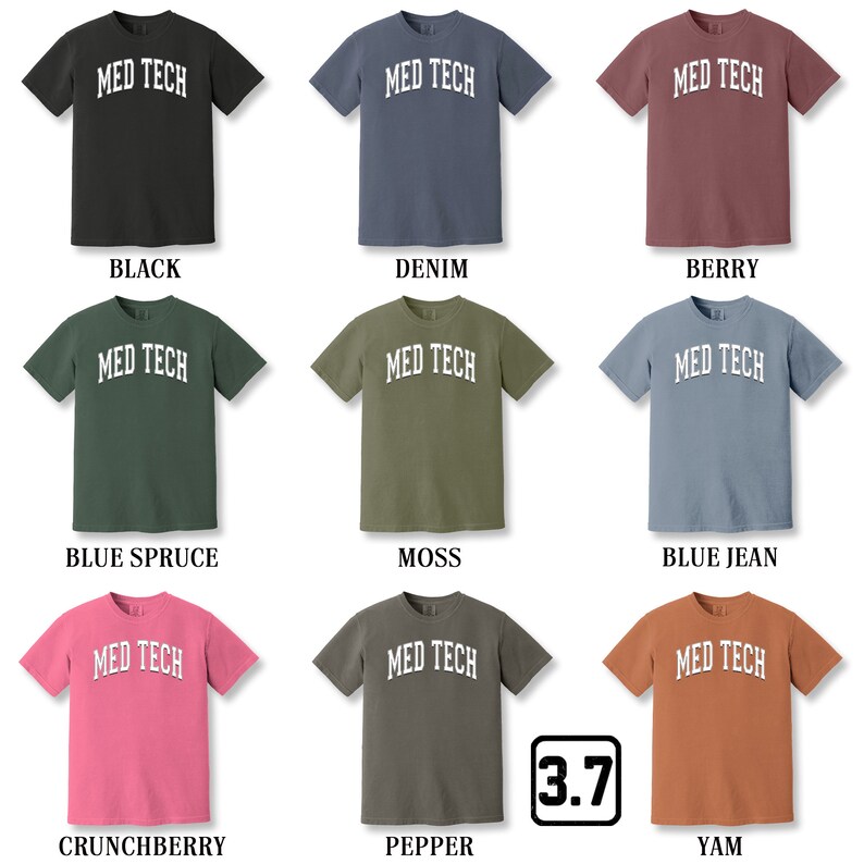 Comfort Colors Medical Technician Shirt, Med Tech Shirt, Medical