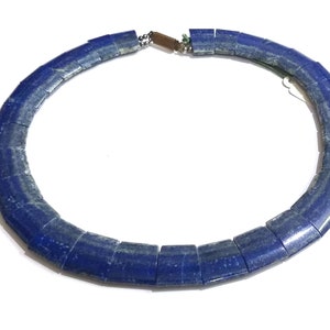Lapis Lazuli Choker Necklace: Handmade AAA Quality Gemstone