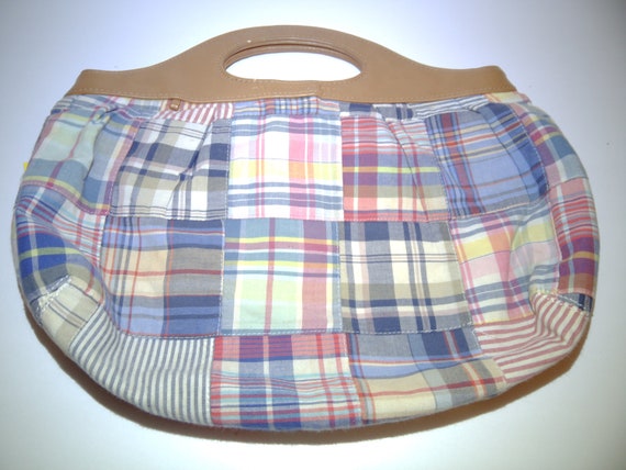tommy hilfiger plaid purse