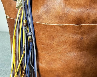 Colorful Boho Tassel (Brown, Cream, Navy, Gray, Yellow)
