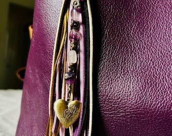 Multicolor Tassel and Beads Flair with Heart Locket