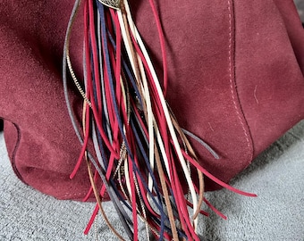 Colorful Boho Tassel (Red, Navy, Brown, Cream)