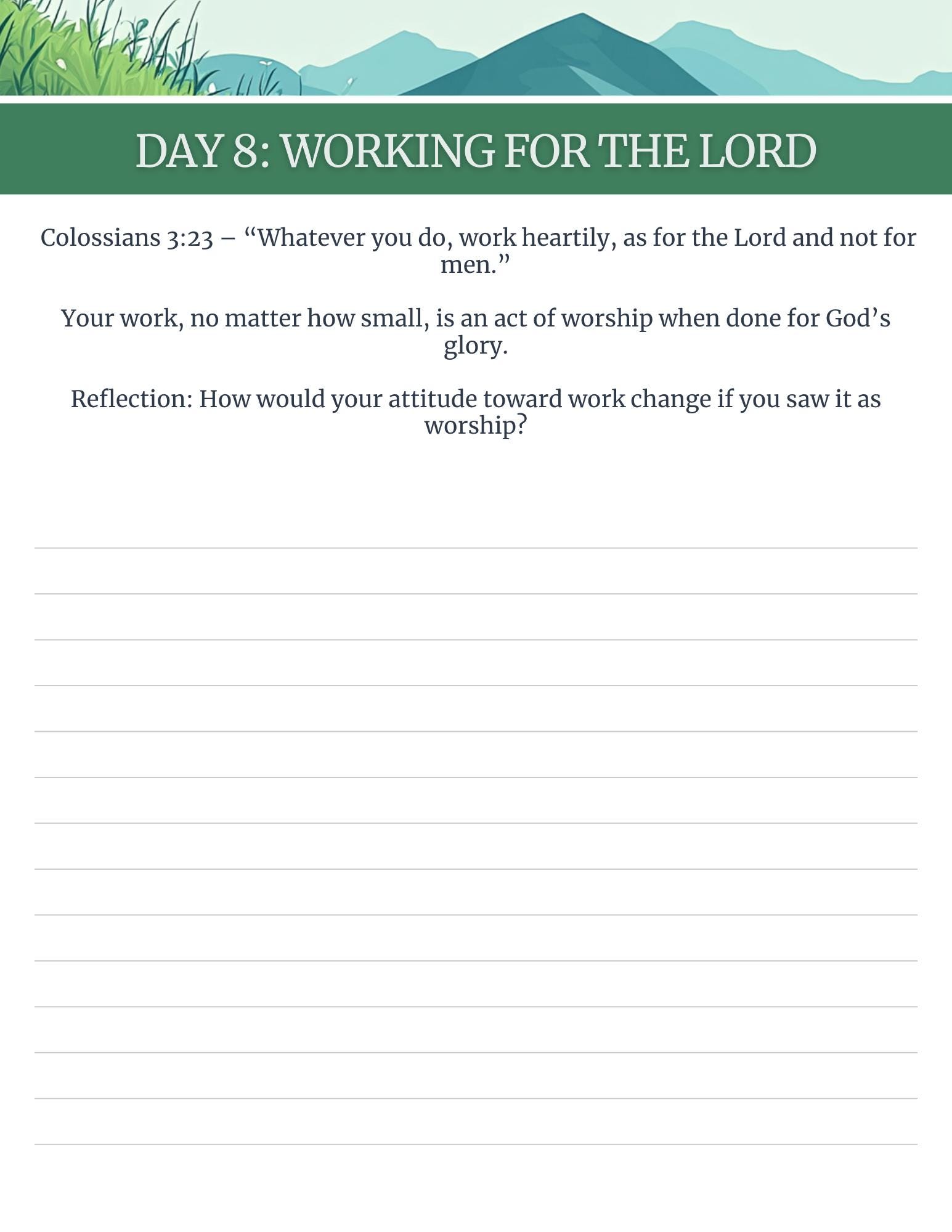 Overcoming Laziness Devotional, 30-day Bible Study Journal, Christian ...