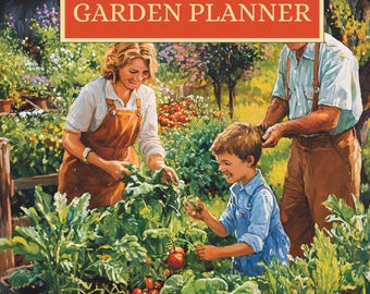 Homestead Garden Planner | Printable Gardening Journal | Vegetable & Herb Garden Organizer