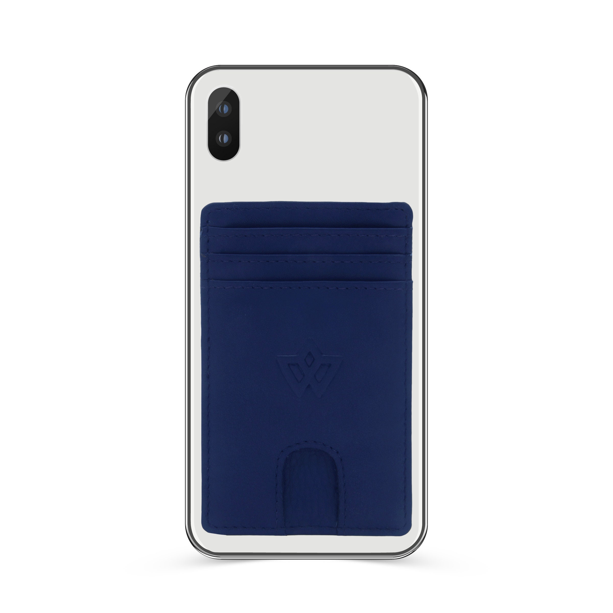 Genuine Leather Stickon Card Holder/ Sleeve for 3 Cards for Etsy