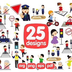 25 Paquete de imágenes prediseñadas de seguridad vial, control, svg, confianza, trabajo de seguridad, profesión, insignia, oficial de policía, cricut, imágenes, imágenes prediseñadas, vector