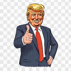 Donald Trump thumbs up PNG
