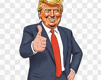 Donald Trump thumbs up PNG