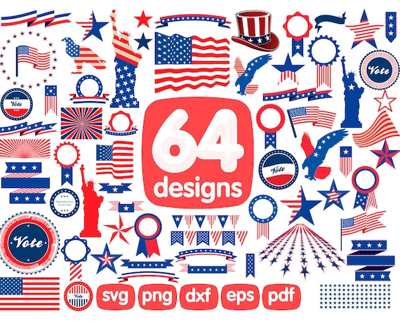 Download Patriotic Clipart Usa Clipart 4th Of July Clipart American Etsy