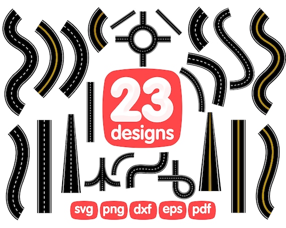 Download Road Svg Highway Svg Road Clipart Travel Svg Road Vector Etsy