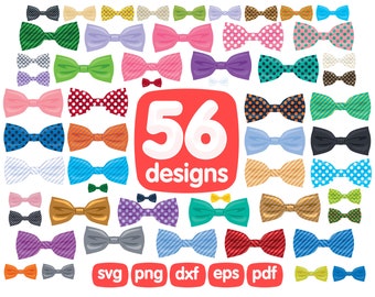 56 Tie Bow Clipart Bundle, Tie Bow Print, Tie Bow Cartoon, Cute Clip Art, Tie Bow Eps, Shape, Tie Bow Rainbow, Tie Bow Multicolour