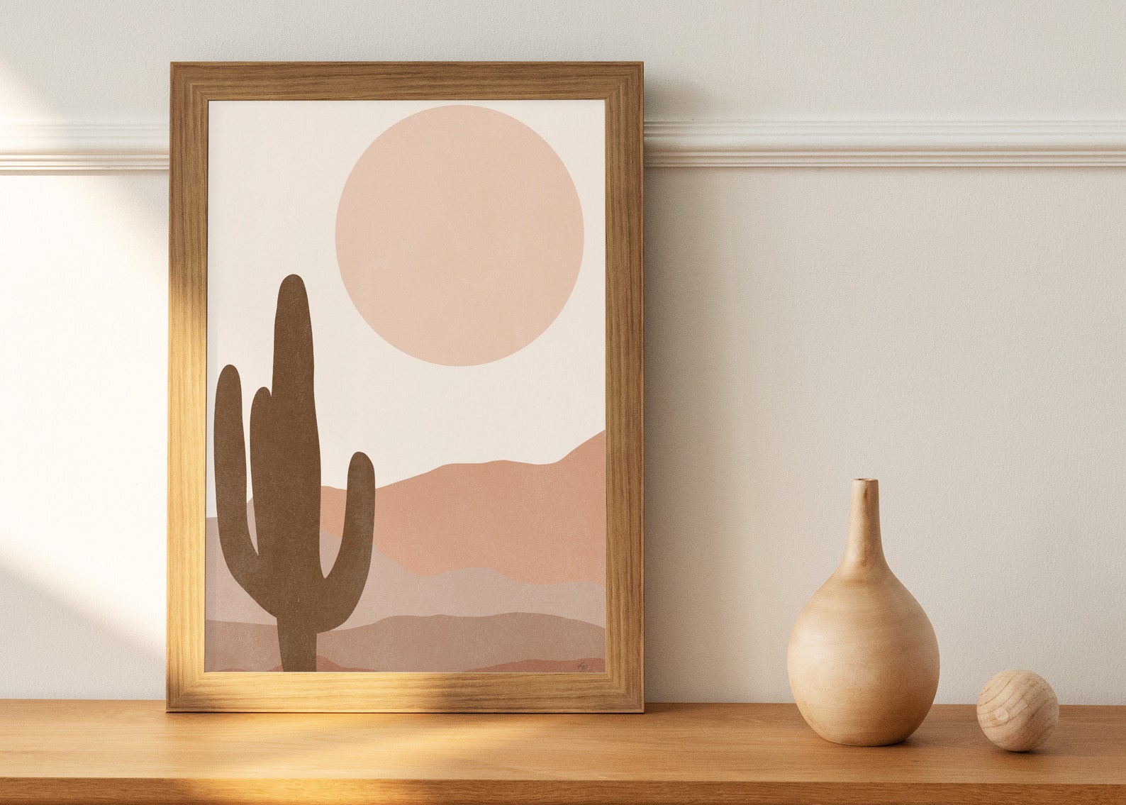 Desert Wall Art Giclée Poster Abstract Boho Nature Wall Art Etsy UK