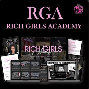 Rich Girls Academy MRR community Launch, Resell Rights Community | Business | Digital Marketing and Content Creation ,Lashes, Hair