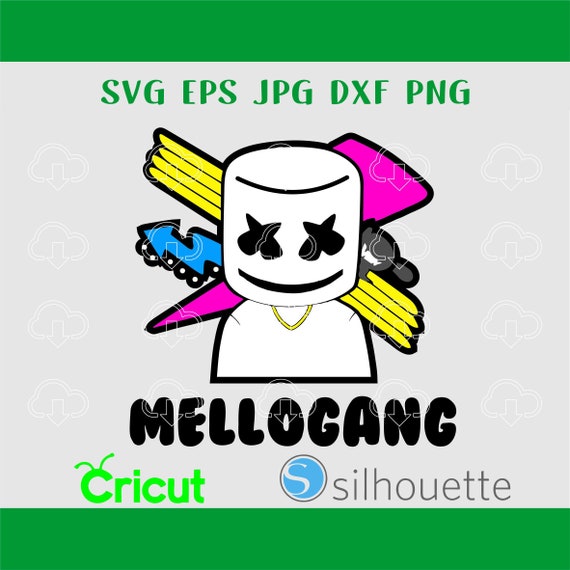 Mellogang Svgmarshmello Svgmarshmello Logo Svgmarshmello Etsy