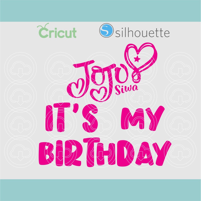 Download It's my BirthdayJojo Siwa svgJojo Siwa logo svgJojo | Etsy