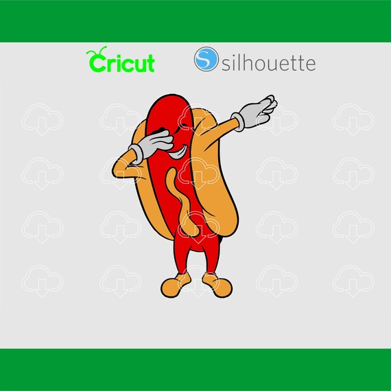 Download Dabbing Hot Dog Svgdabbing Sandwich Svgdabbing Burger Etsy PSD Mockup Templates