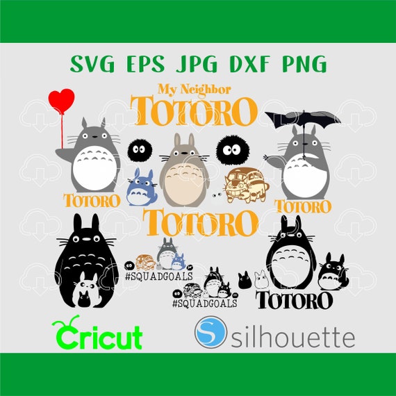 Download Free Bundle Totoromy Neighbor Totorototoro Buscat Svgbuscat Etsy SVG Cut Files
