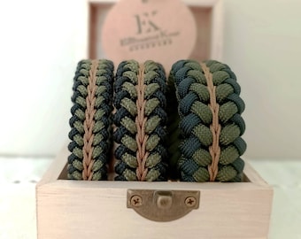 Paracord men&#39;s bracelet with brass shackle, handmade unisex bracelet, bracelet for men, men&#39;s bracelet, gift for men and women, handcrafted