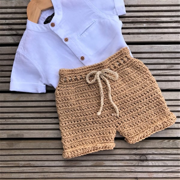 Crochet Pattern Baby/Boys Shorts - Newborn to 4 years