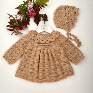 Crochet dress for 5 years old girl sale