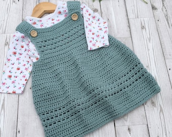 crochet baby dress design