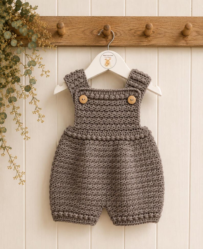 Baby Romper Crochet Pattern PDF | Newborn–24 Months | Unisex image 3