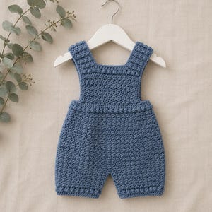 Baby Romper Crochet Pattern PDF | Newborn–24 Months | Unisex image 5