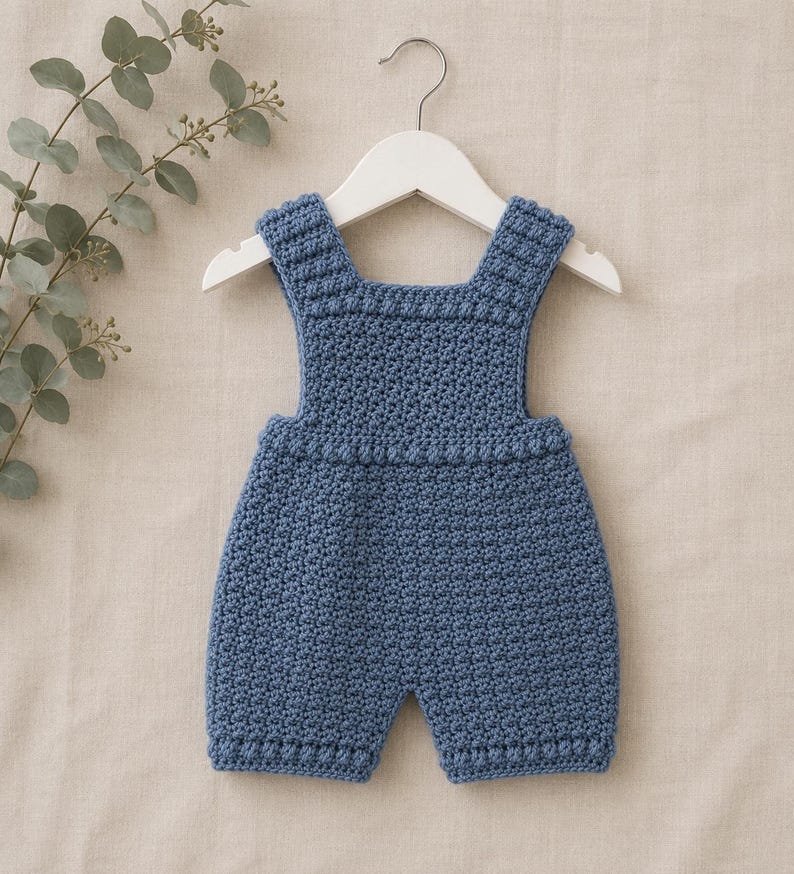 Baby Romper Crochet Pattern PDF | Newborn–24 Months | Unisex image 5
