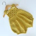 Crochet Pattern Baby Romper - Newborn to 24 months 