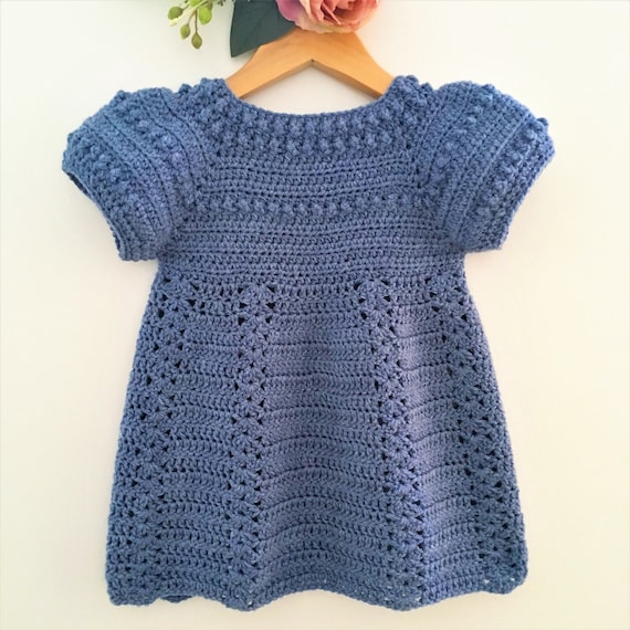 Crochet Pattern Baby Dress Newborn to 5 years