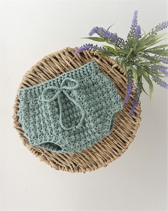 Crochet Pattern Baby Bloomers Newborn To 24 Months Etsy