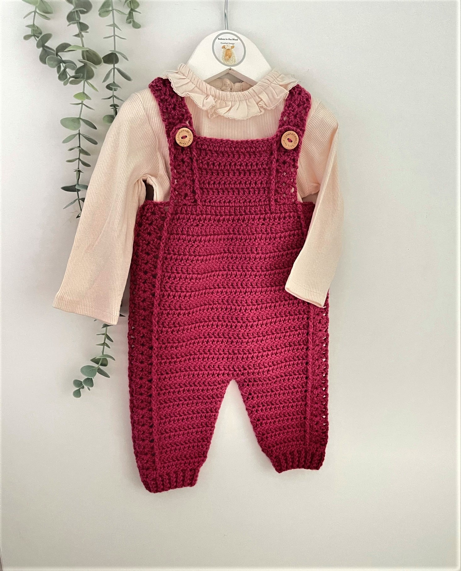 Crochet Pattern Baby Overalls - Newborn to 24 Months - Etsy