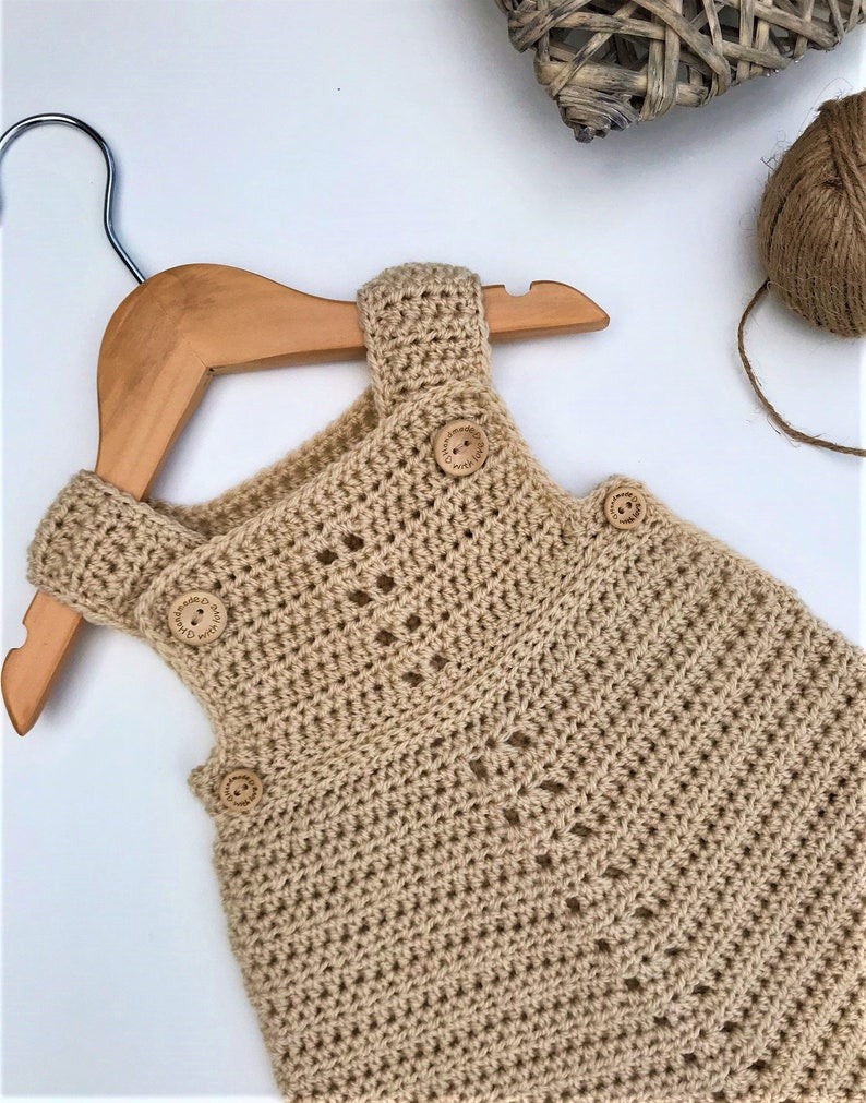 Crochet Pattern Baby Romper Newborn to 24 Months Etsy