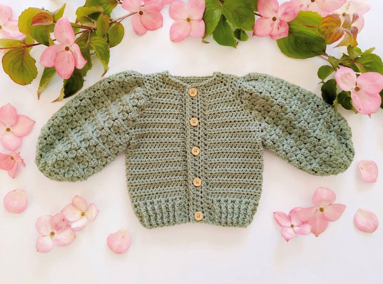 Crochet Pattern Baby / Childs Cardigan 6 Months to 8 Years - Etsy UK