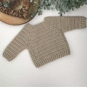 Crochet Pattern Baby and Childrens Sweater Newborn to 6 years image 6