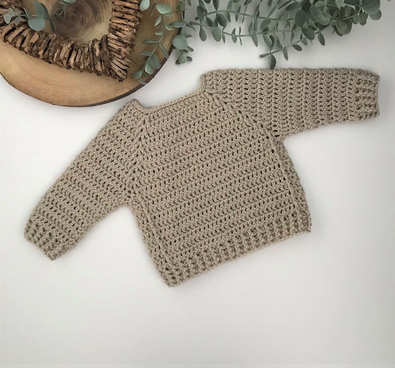 Crochet Pattern Baby and Childrens Sweater Newborn to 6 years image 6