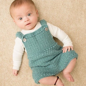 Crochet Pattern Baby Romper Newborn to 24 months image 2